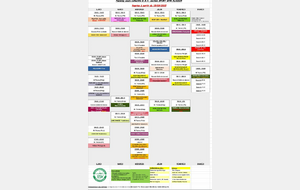 Planning et tract de la rentrée sportive 2025/2026